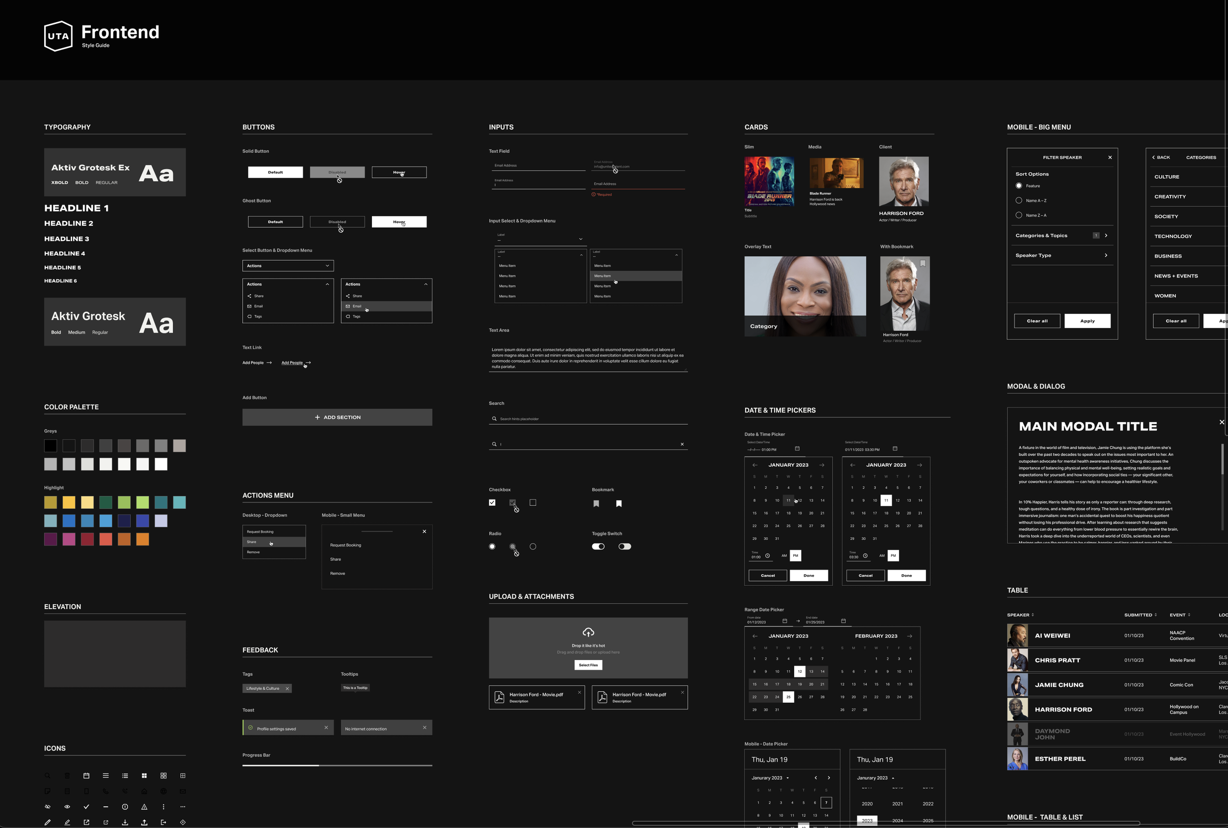 Darkmode designs