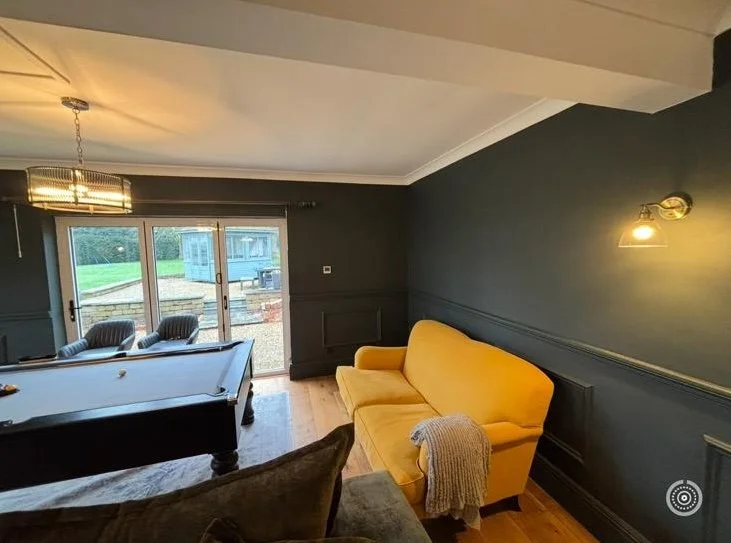 stylish wall lighting installation