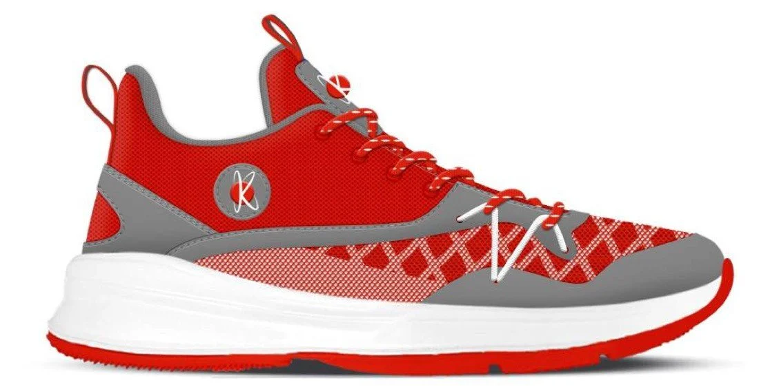 KOIX Low-top red/grey
