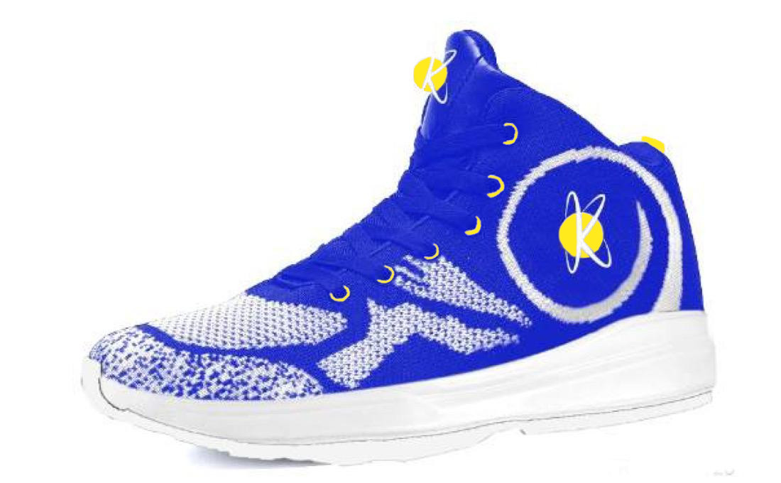 KOIX Mid-top Blue/white