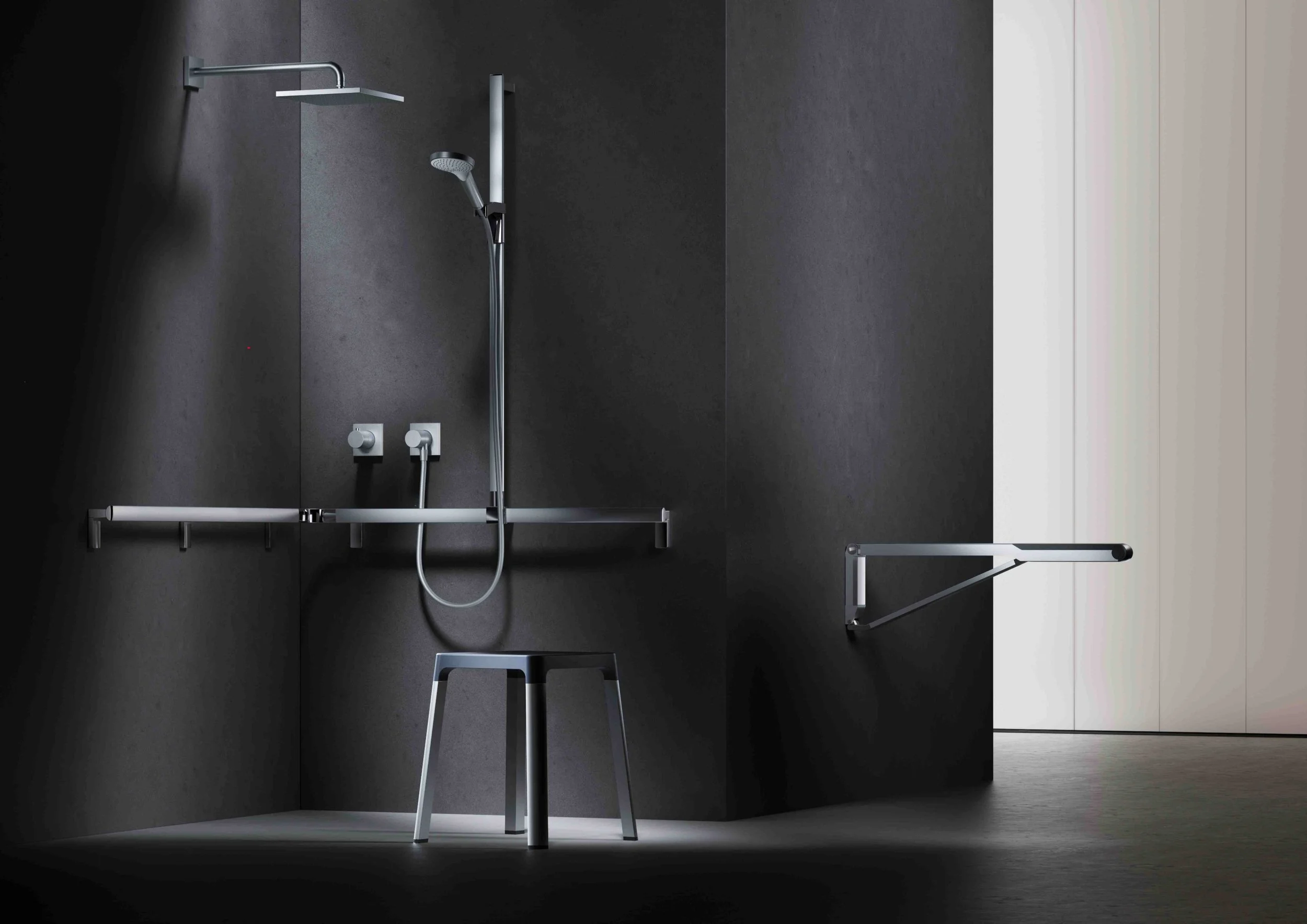 Bathroom Accessibility: Wet Rooms, Accessible shower, shower seat