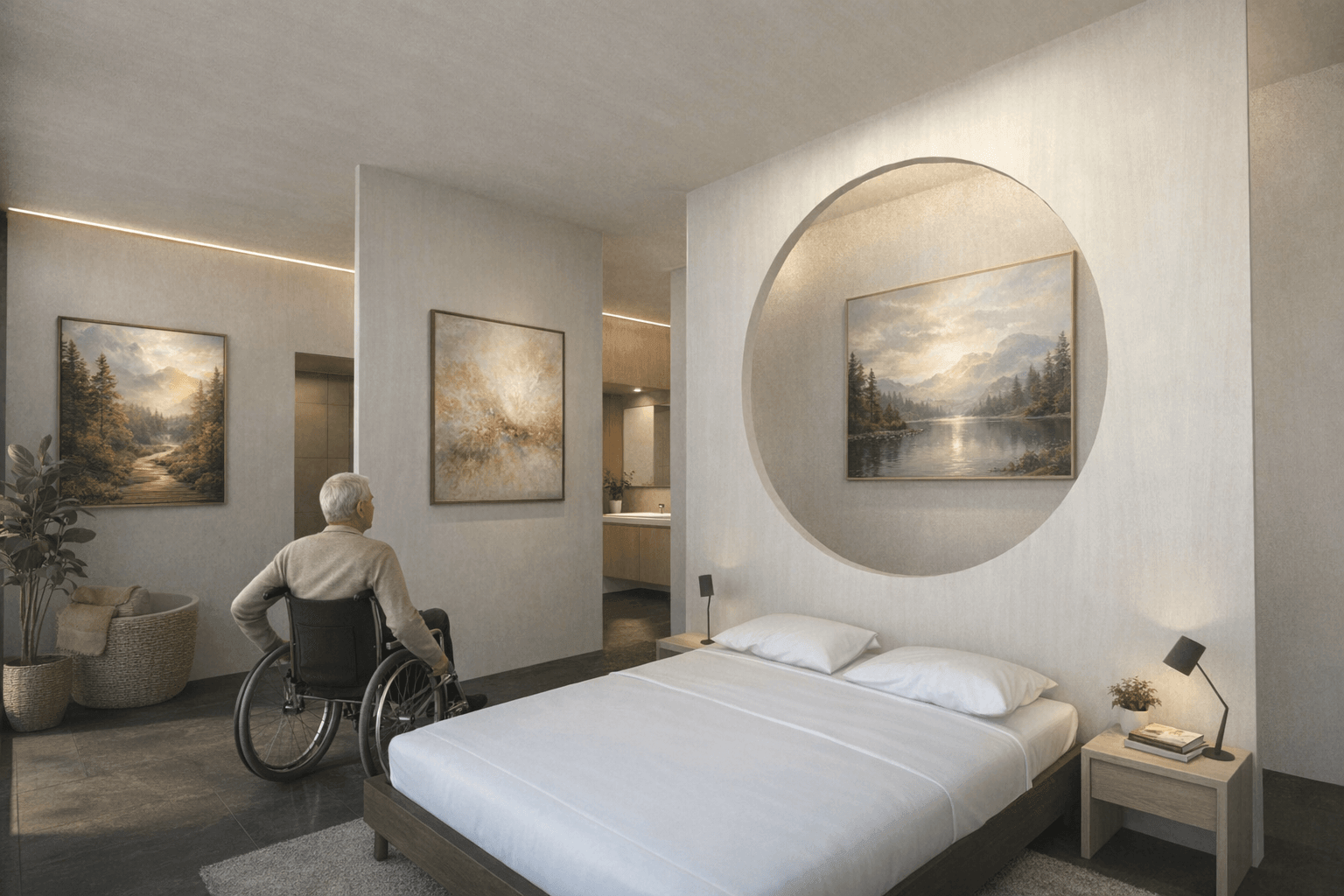 Wheelchair Accessible Bedroom