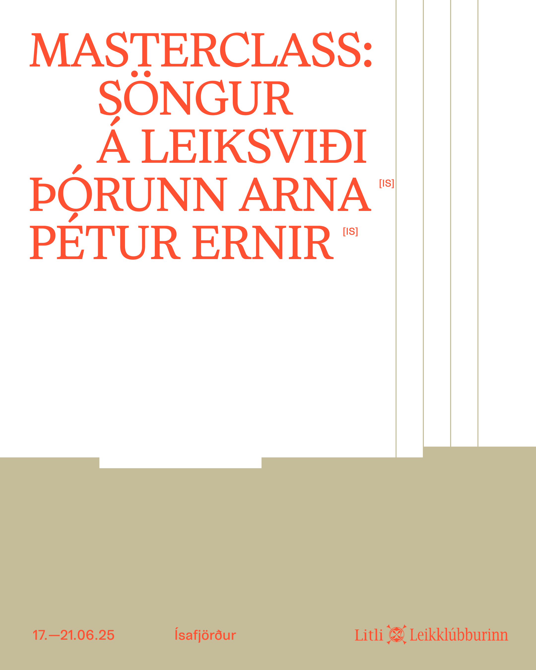 Við Djúpið: Söngur á leiksviði