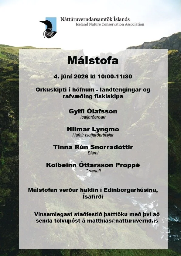 Náttúruverndarsamtök Íslands – Málstofa