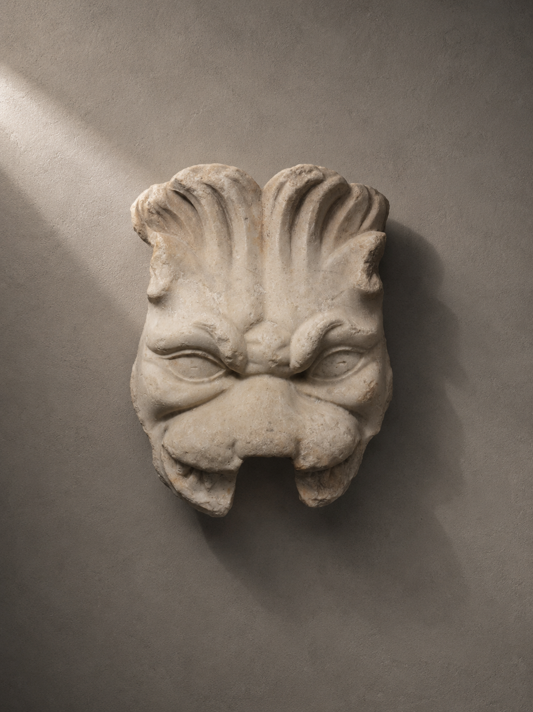 LION FOUNTAIN HEAD MASK, Central Italy, 16th Century
