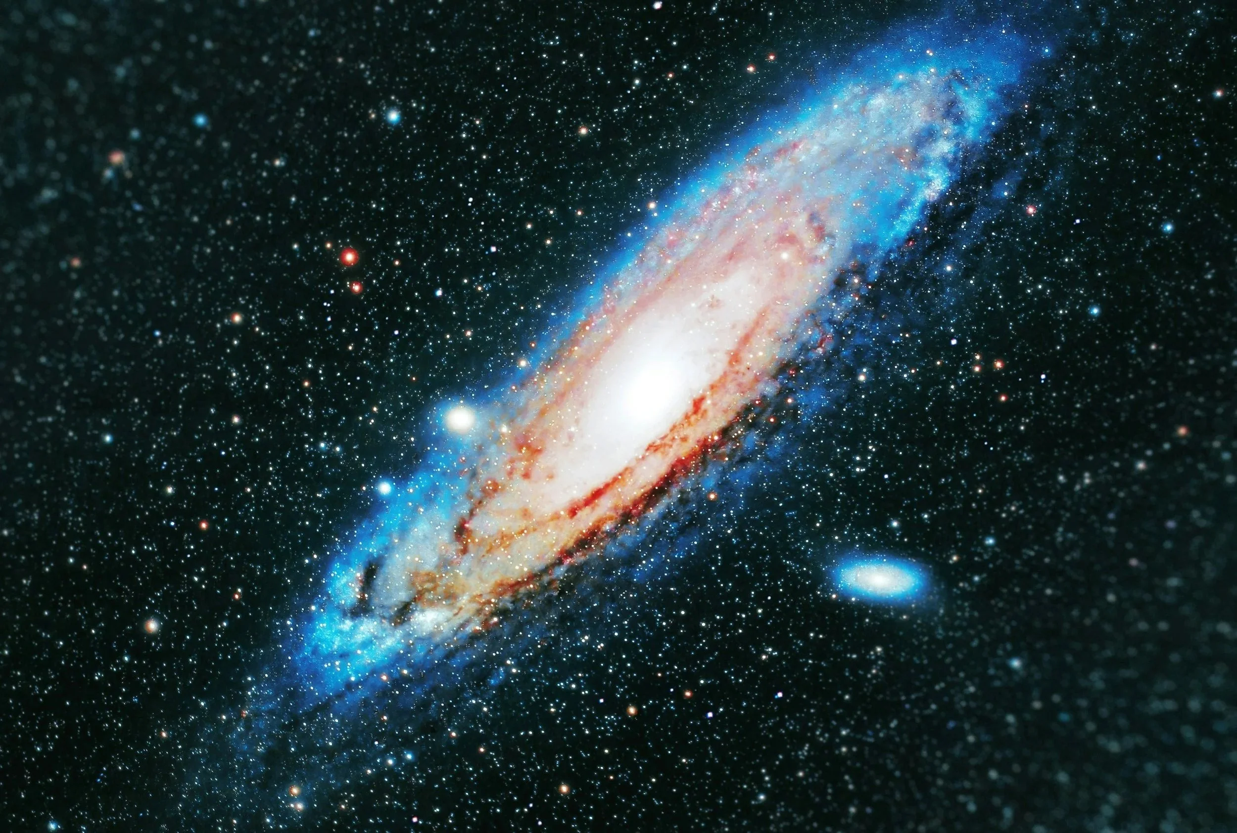 A Galaxy Spins Between my Eyebrows 🪐