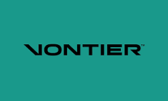 Vontier logo on a teal background