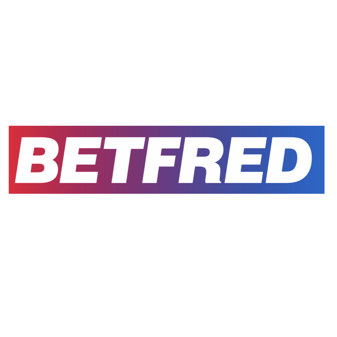 Betfred logo with a gradient background from red to blue and white text