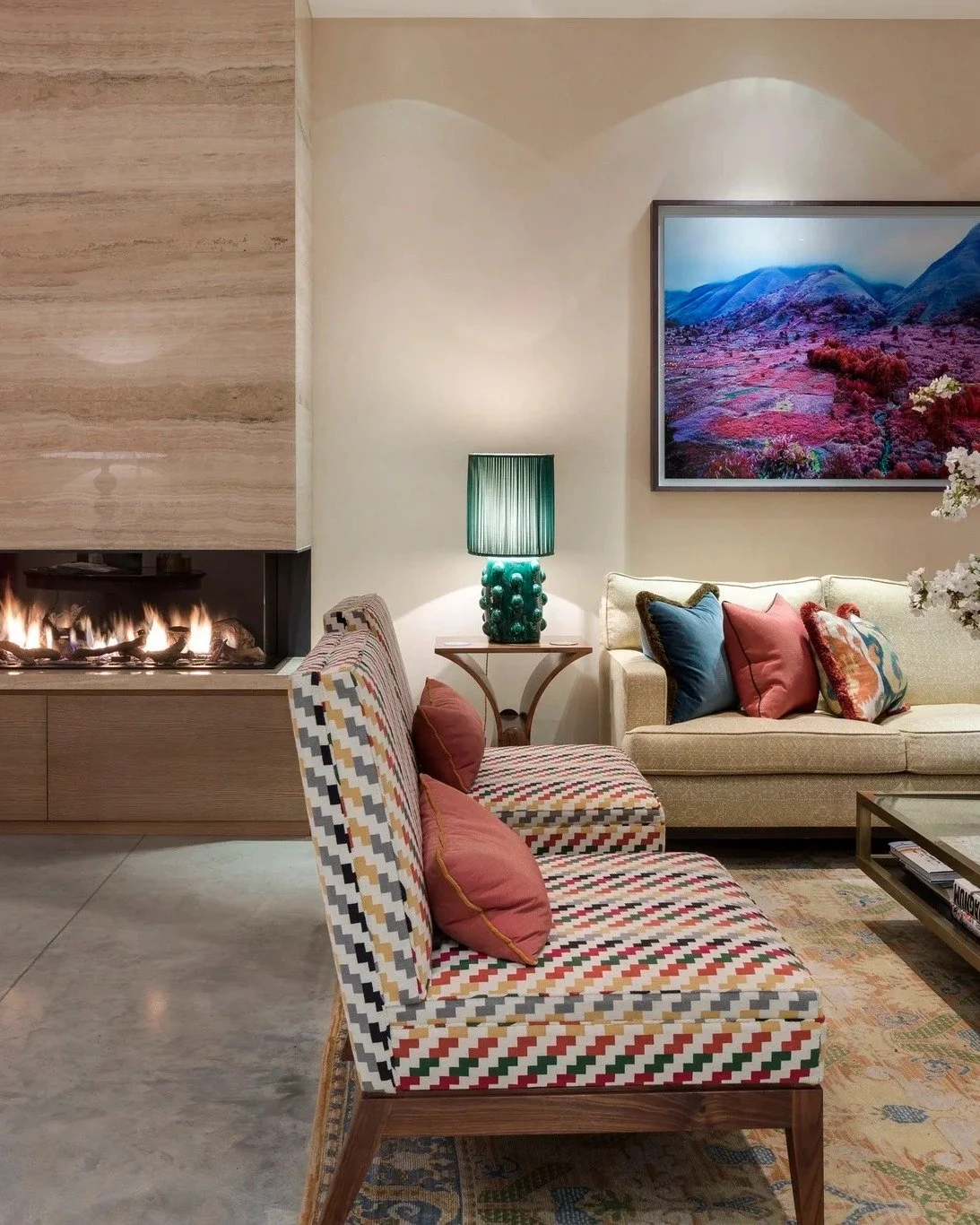 Looking back at one of our favourite projects.

A scheme built around colour, texture and carefully layered details &mdash; creating a space that feels both elegant and lived-in. Projects like this are always a joy to revisit.

#interiordesign #inter