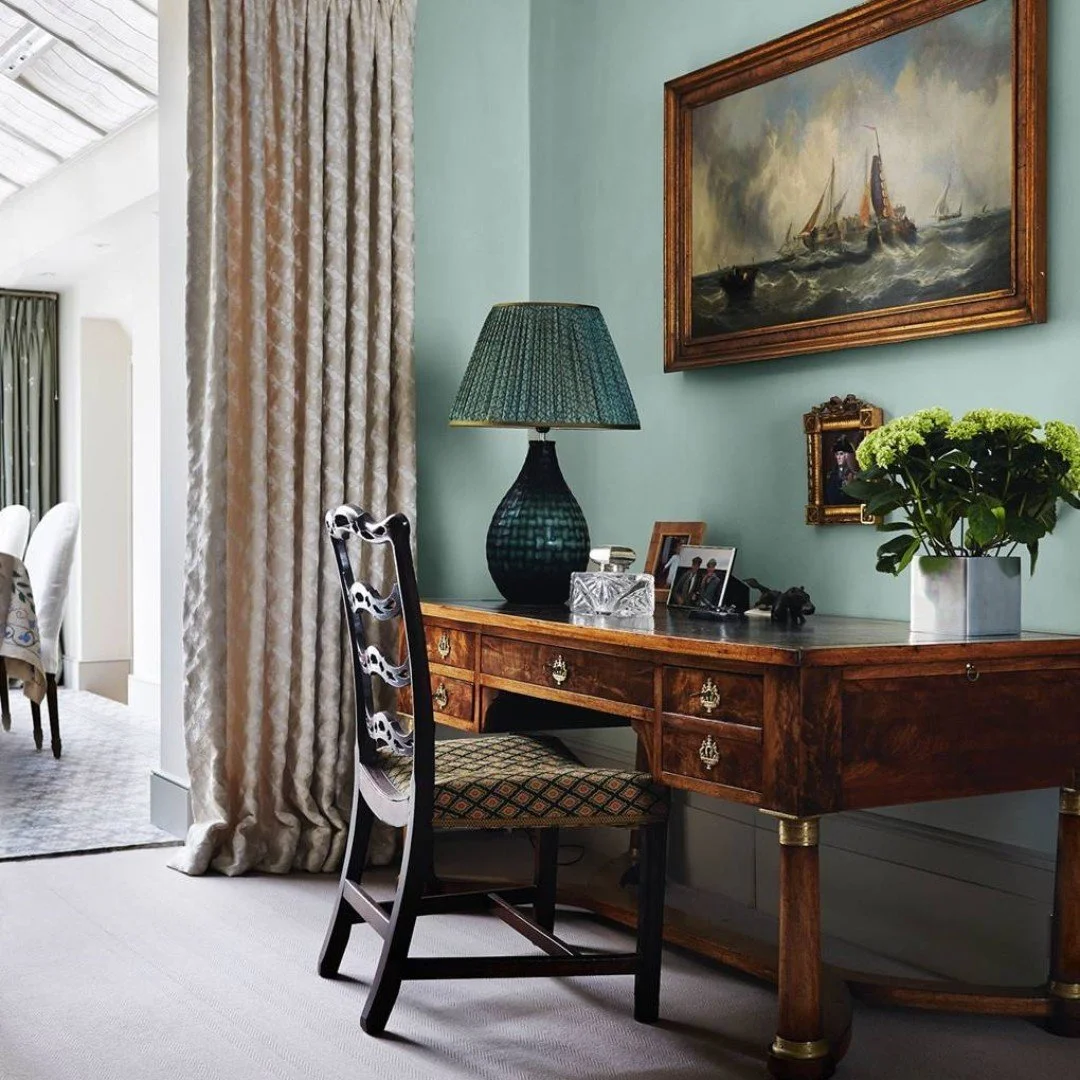 I've got a real thing for brown furniture at the moment. There is so much of it from generations passed, and so much going to waste. This is a wonderful example by Penny Morrison of 'how to bring life to brown furniture'. Albeit a particularly beauti