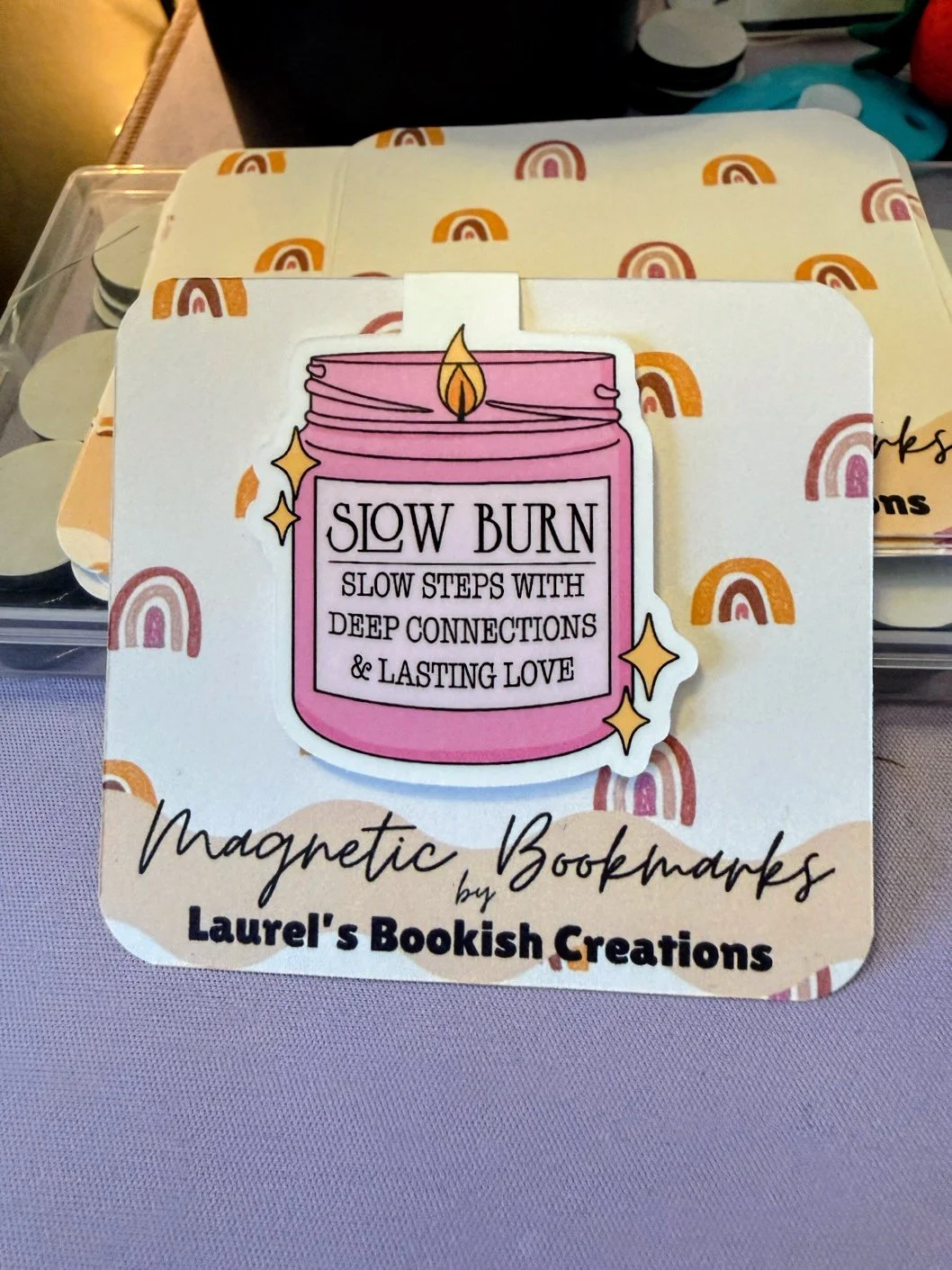 Slow Burn Magnetic Bookmark