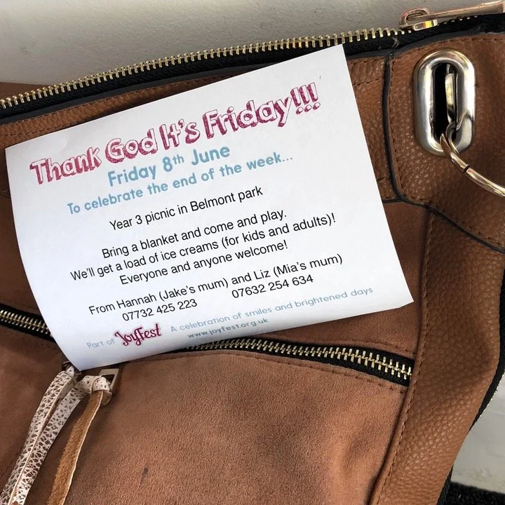Inviting other parents to after school picnic
