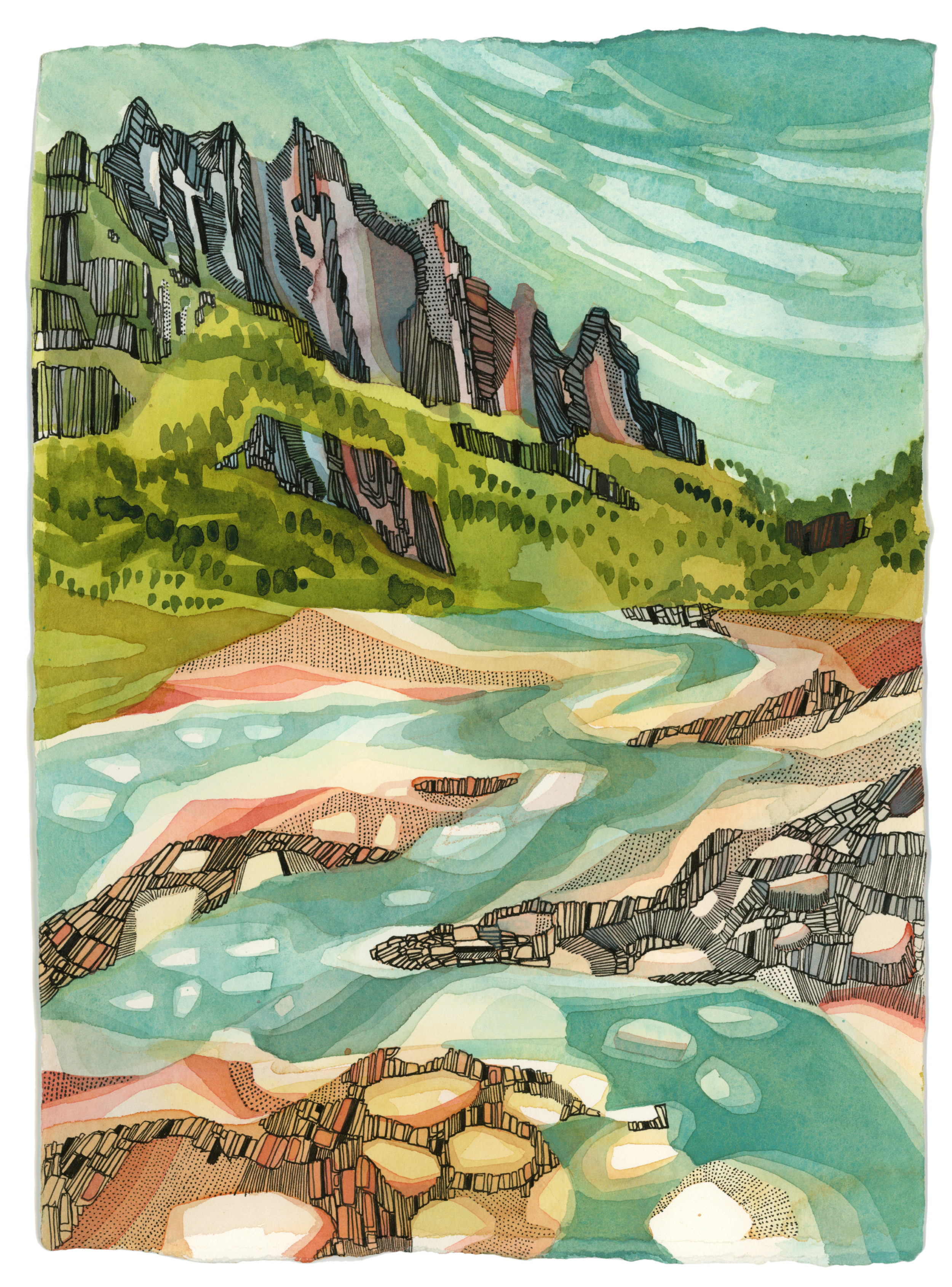 Rivers & Roads Print