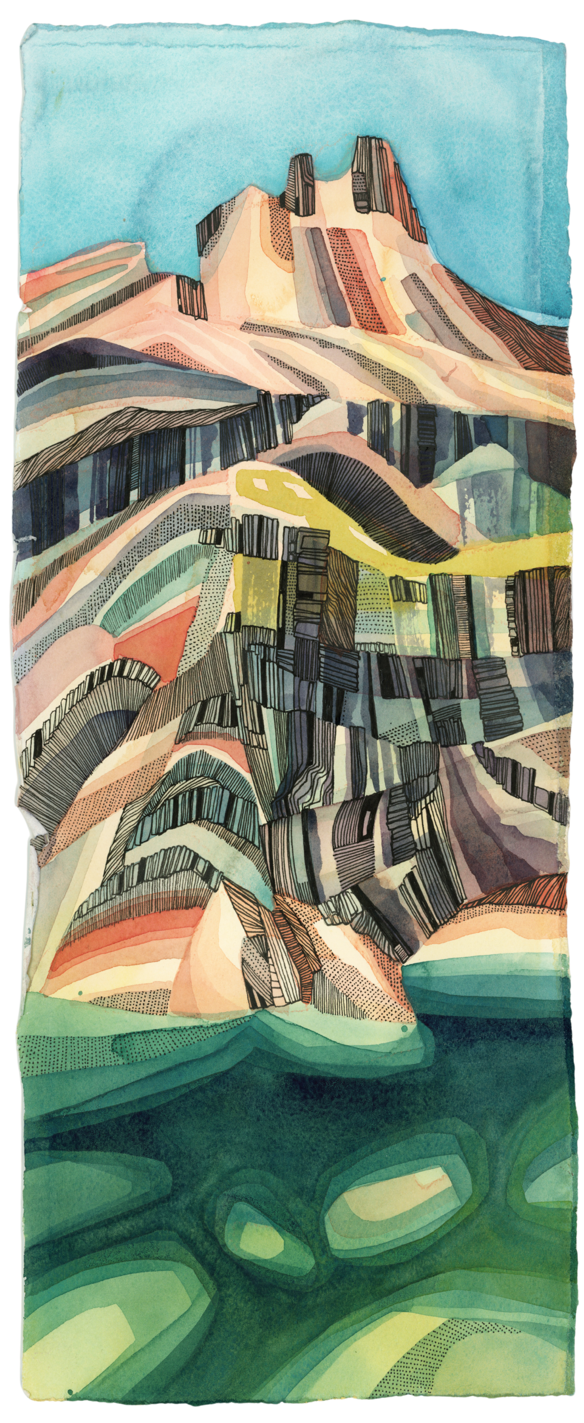 May Lake Abstract