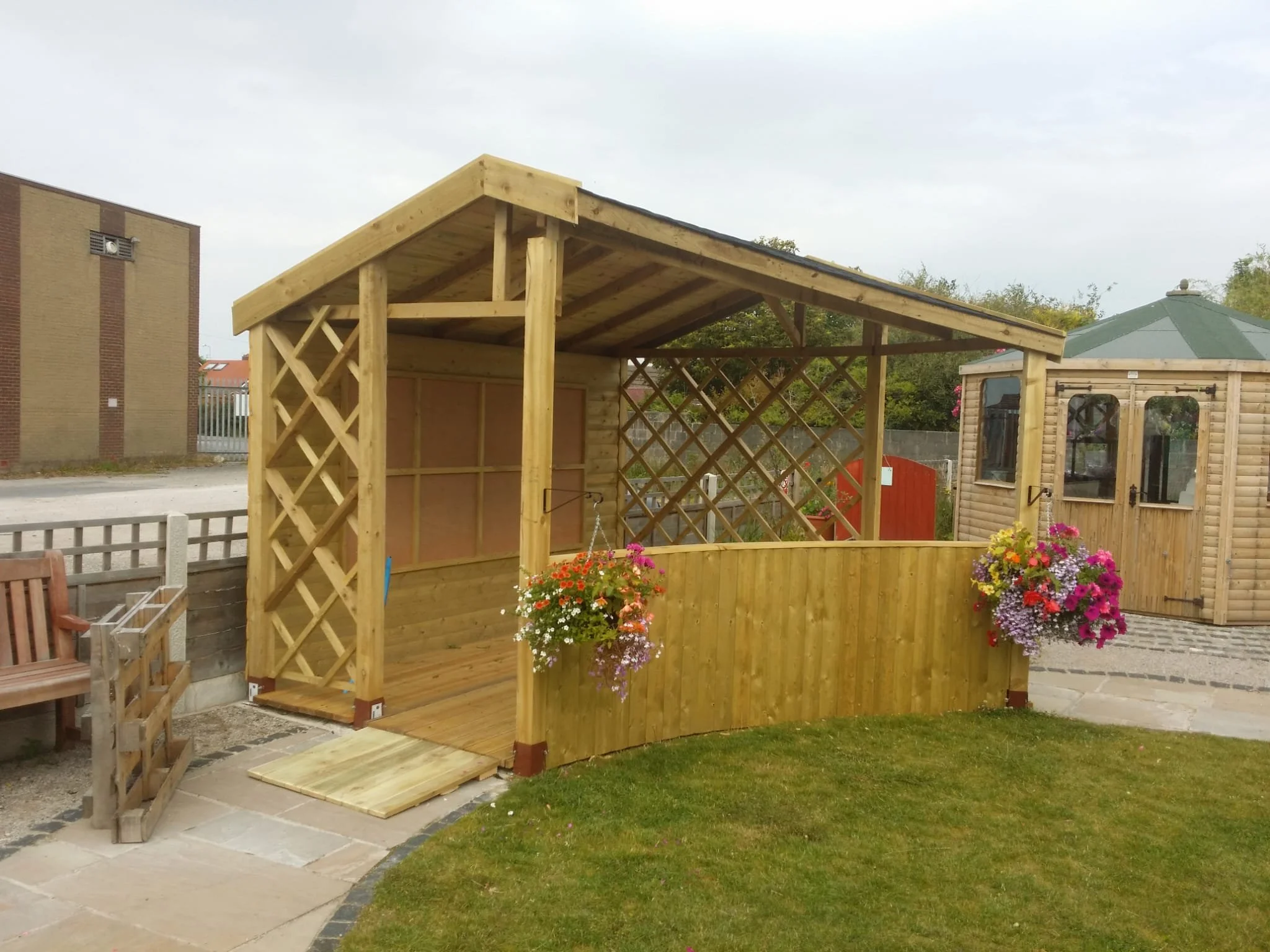 Willow Project Shared Pergola created