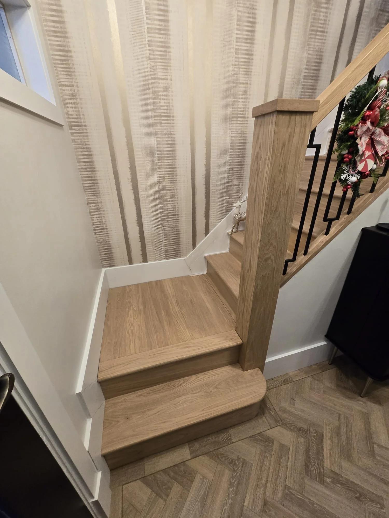 bespoke staircase with hidden storage 