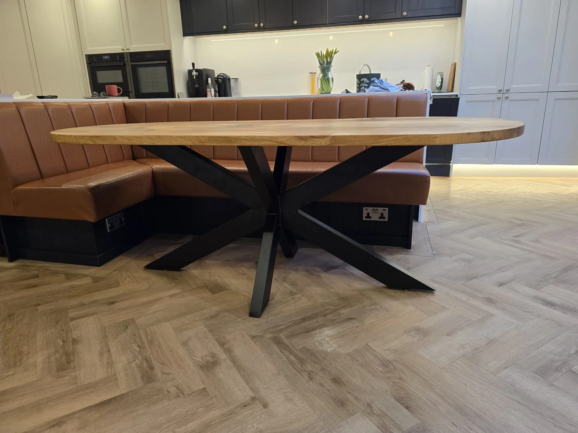 bespoke kitchen and dining table 