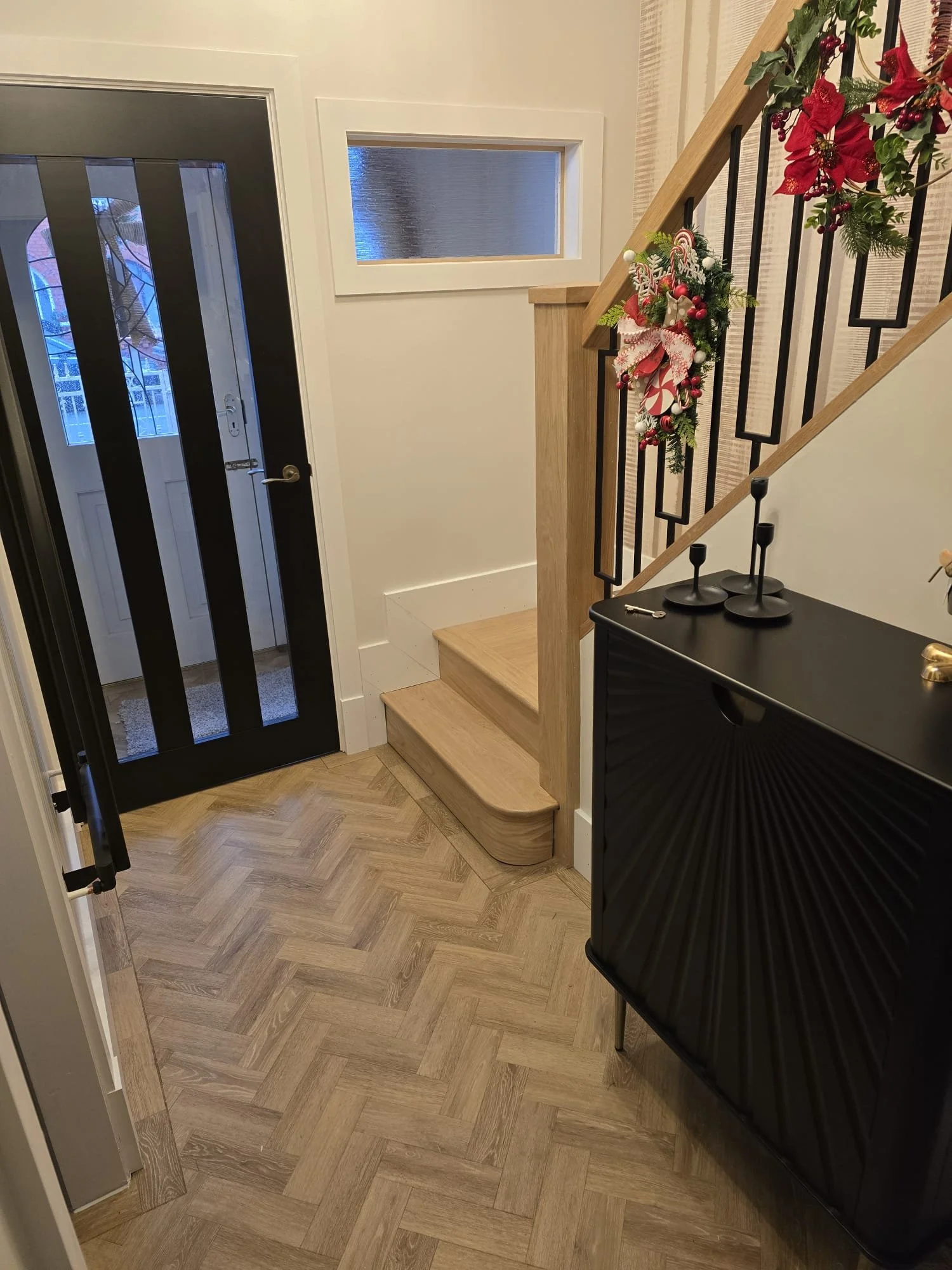 bespoke staircase with hidden storage 