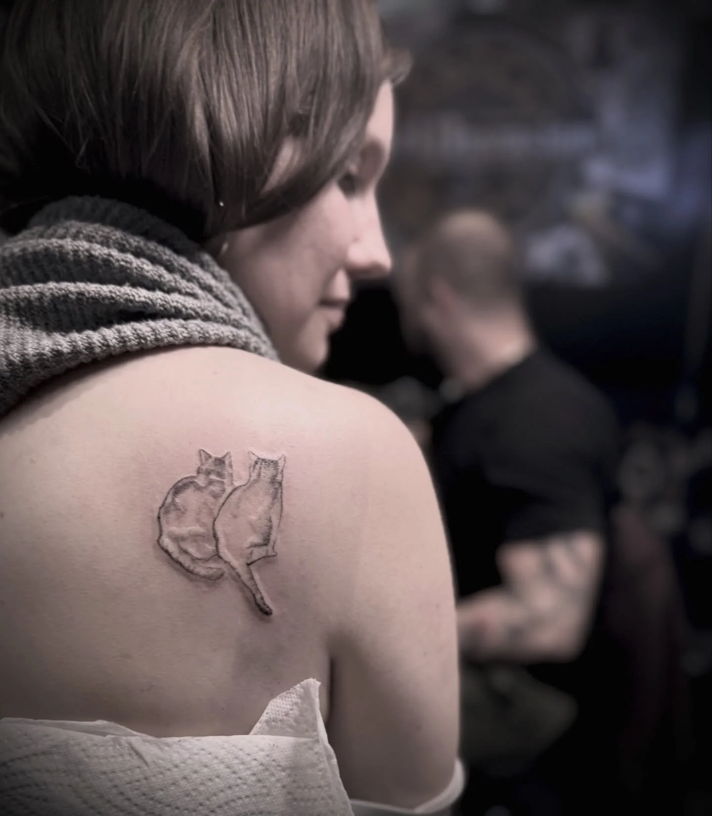 Thank you so much for the time with you guys at @fantasybasel. It was lovely working with you. Thank you for the trust.
#fineline #finelinetattoo #fantasyart #fantasybasel2026 #dndtattoos