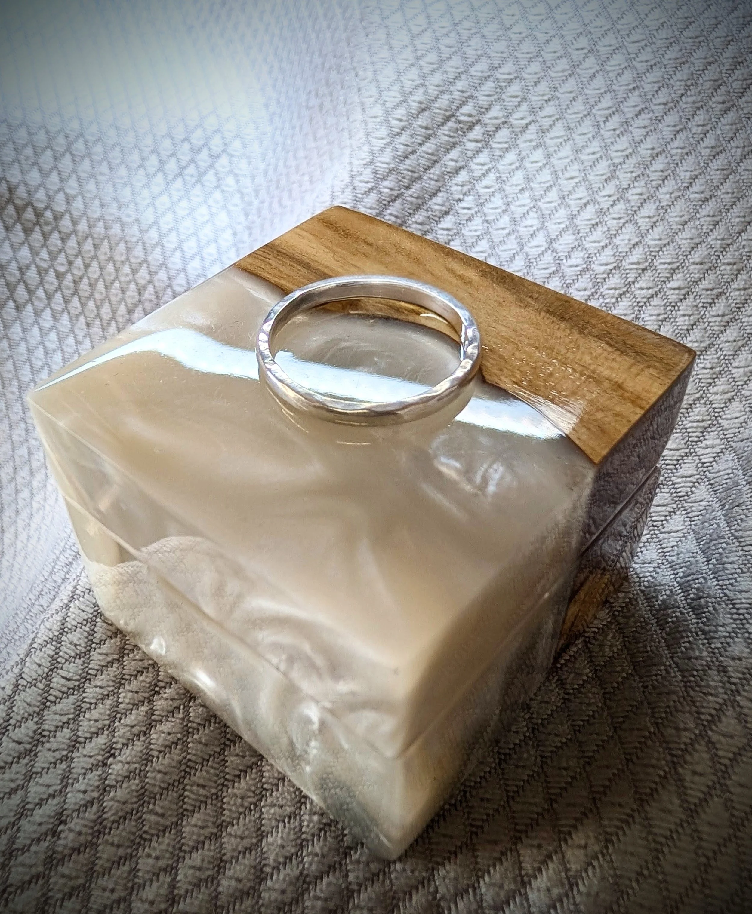 Hammered Silver Ring