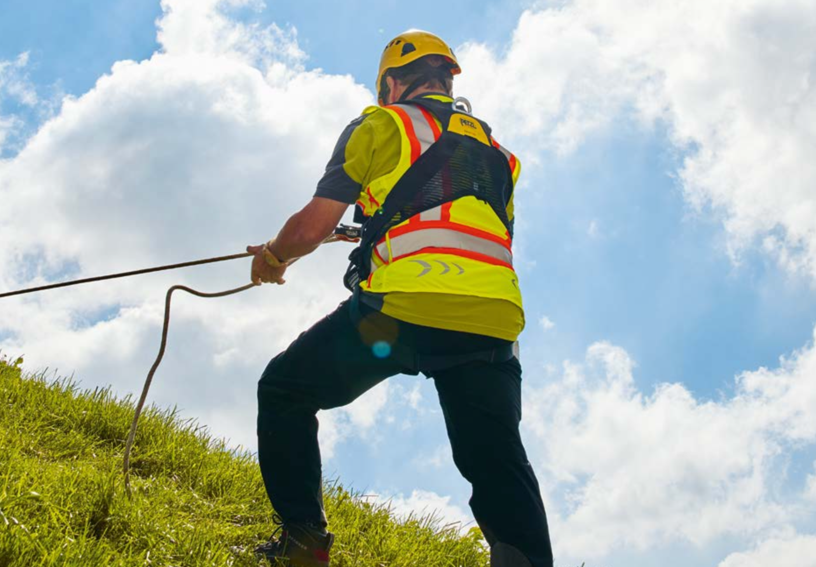 Lavoro sicuro su terreni ripidi