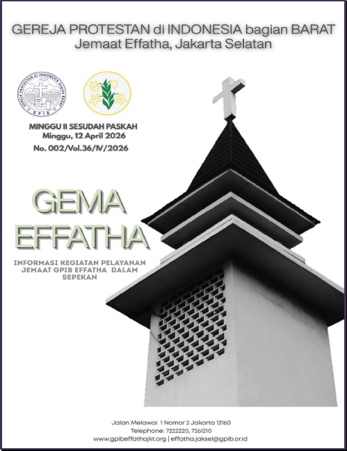 Gema Effatha - Edisi 12 April 2026 - GPIB Effatha Jakarta