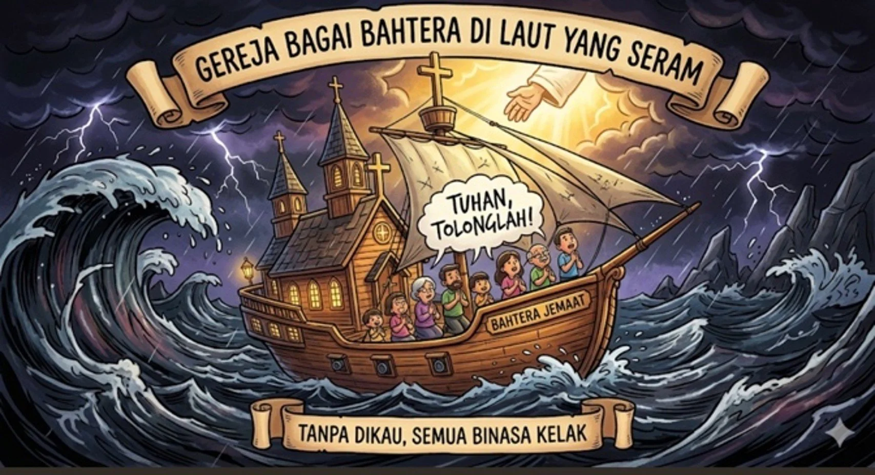 PELAYARAN 76 TAHUN BAHTERA JEMAAT EFFATHA JAKARTA