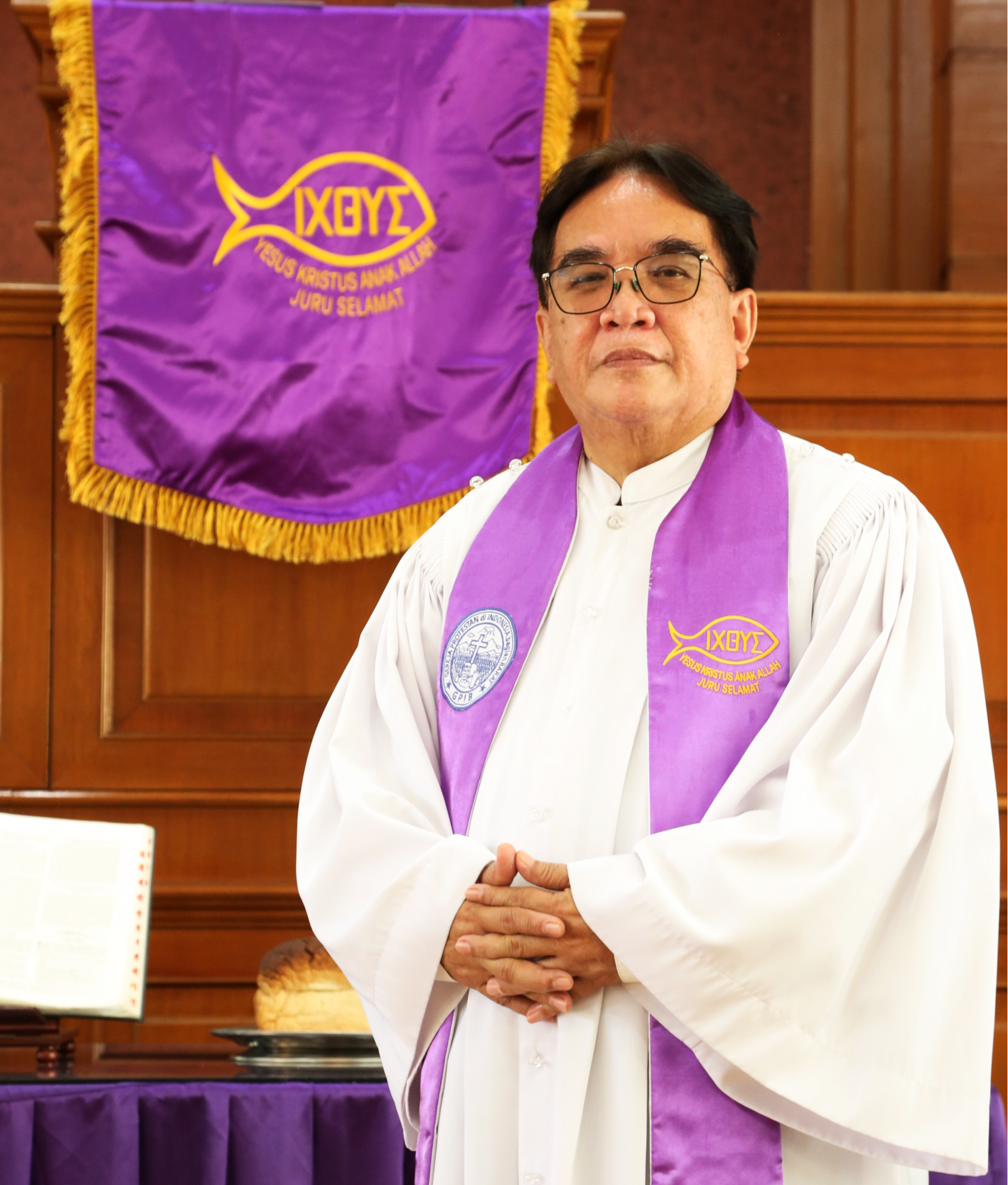 Foto Profile Ketua Majelis Jemaat GPIB Effatha Jakarta-Pdt. Teddy Christian Sigarlaki Masinambouw