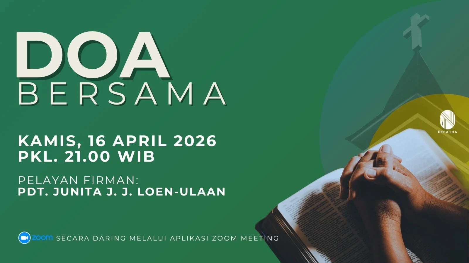 Doa Bersama-GPIB Effatha Jakarta