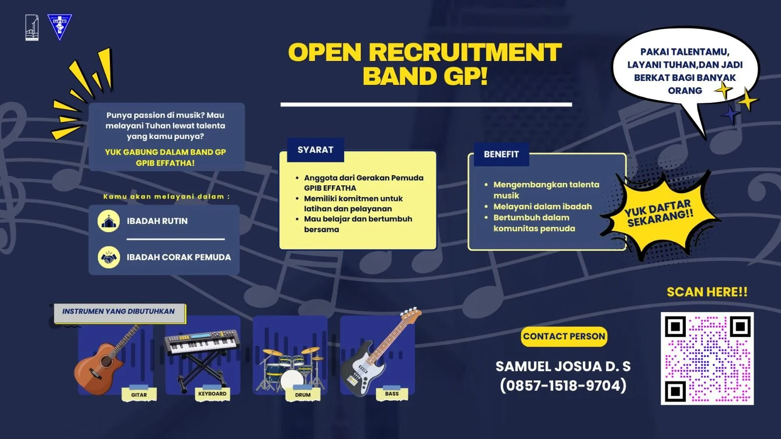 Pelkat GP-Band Recruitment-Mei 2026