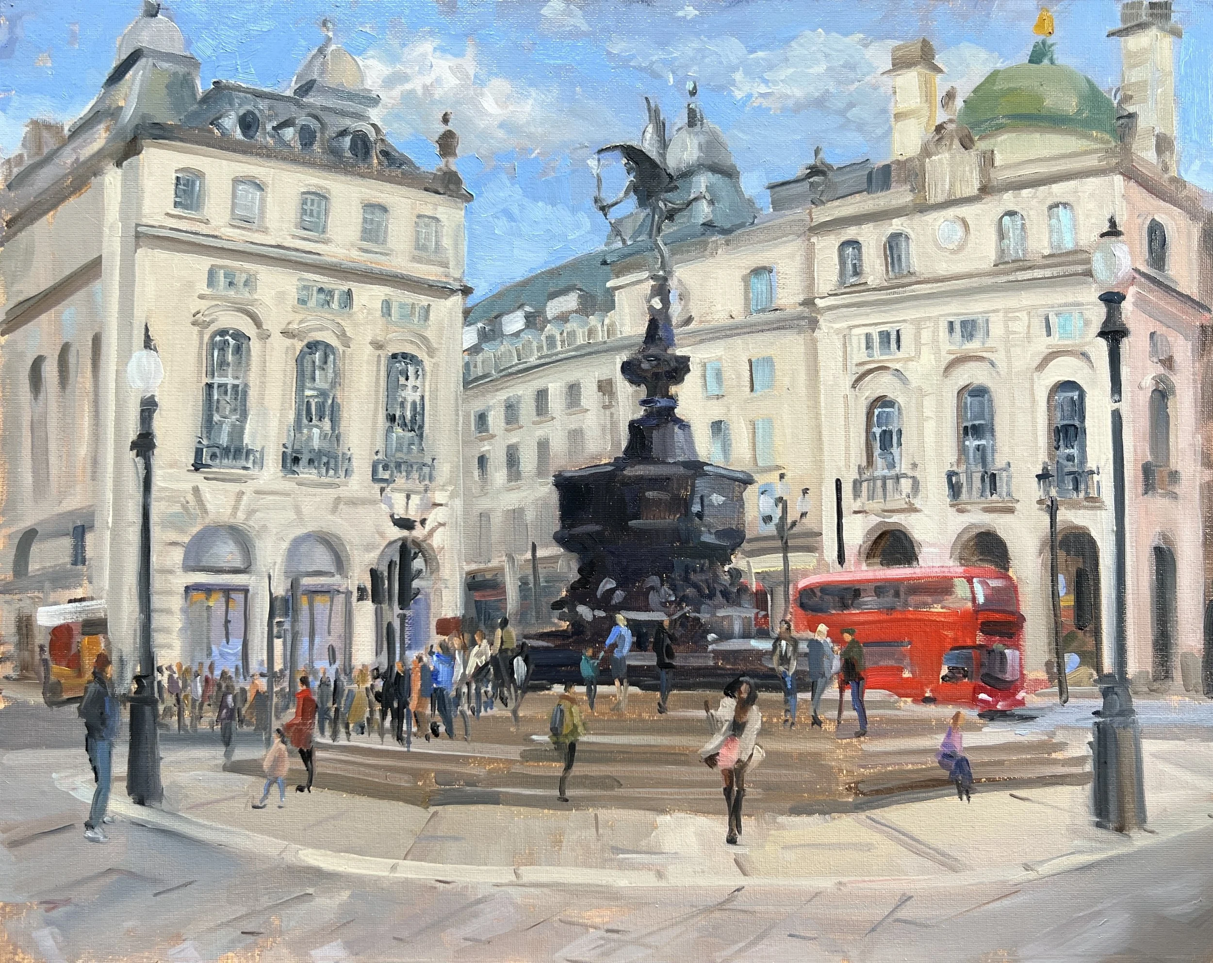 Amylou Jennings Painting Contemporary Urban Landscape