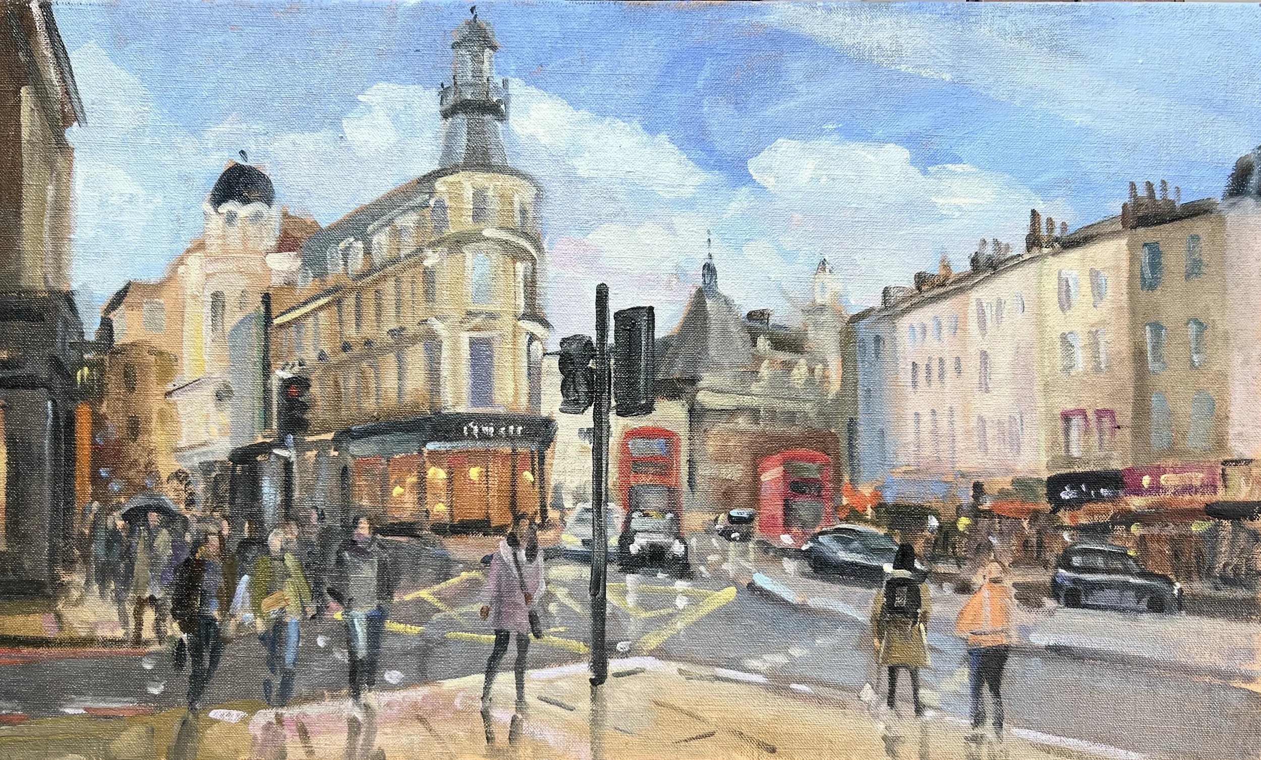 Five Guys at the Crossing