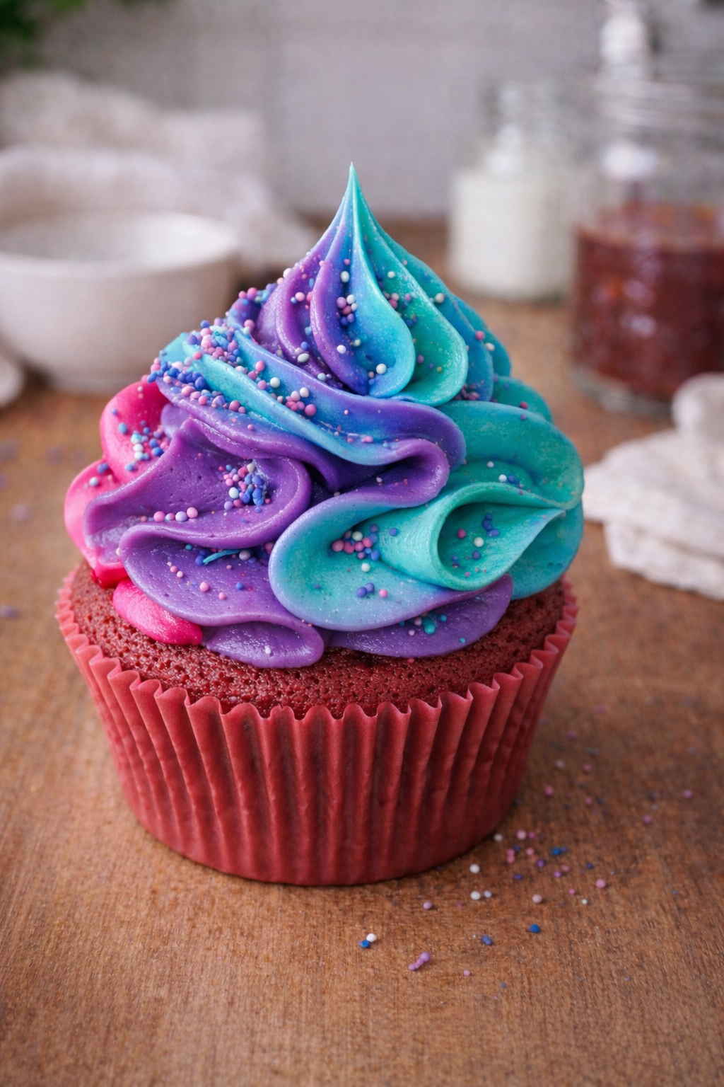 Vegan Red Velvet Cupcake