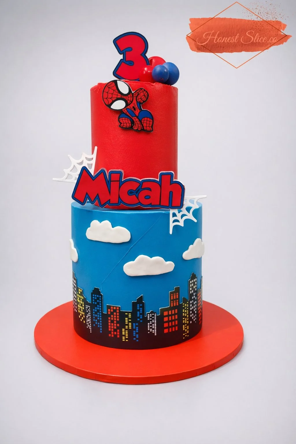Birthday celebration cake