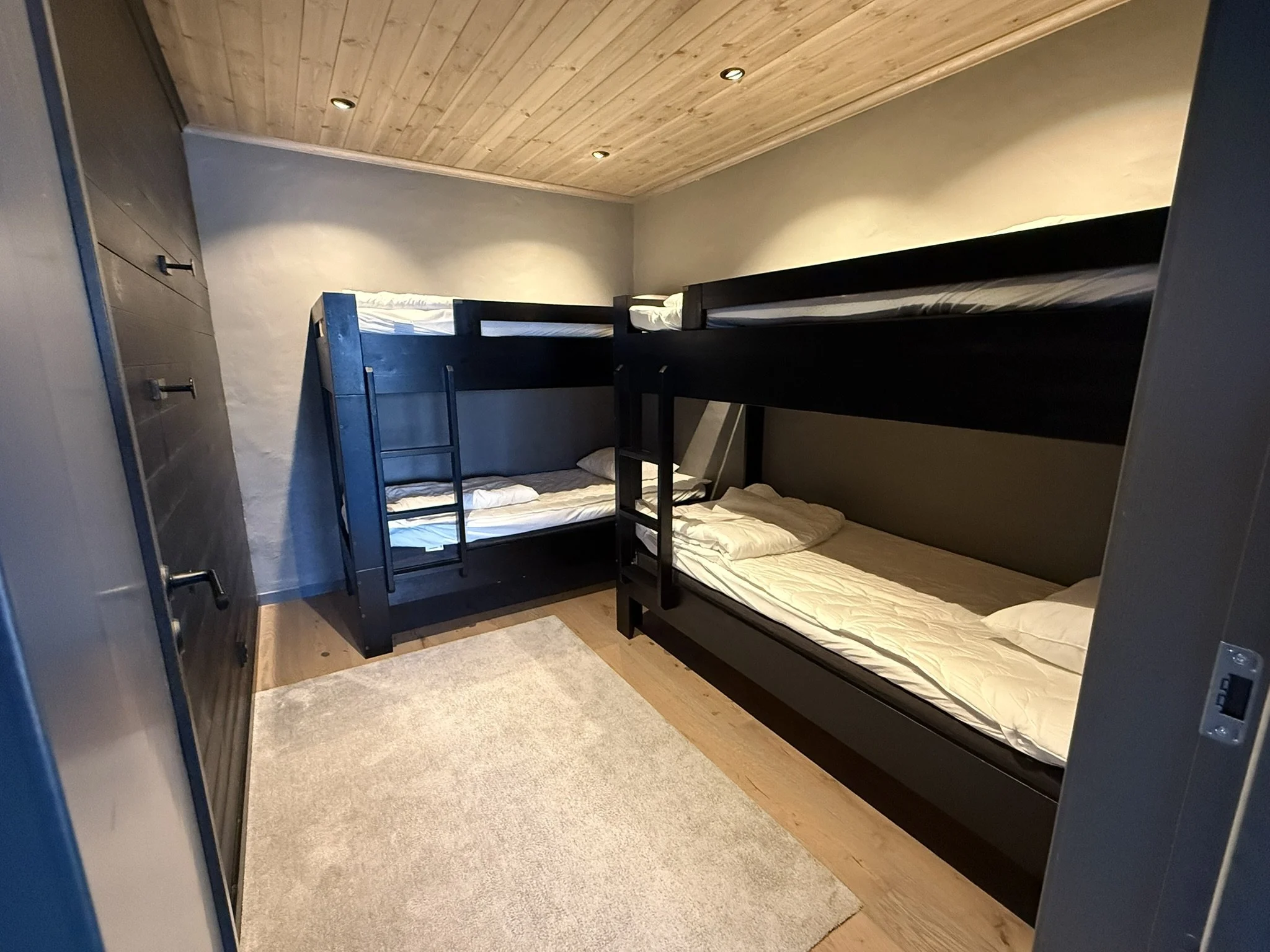 Sovrum med två våningssängar