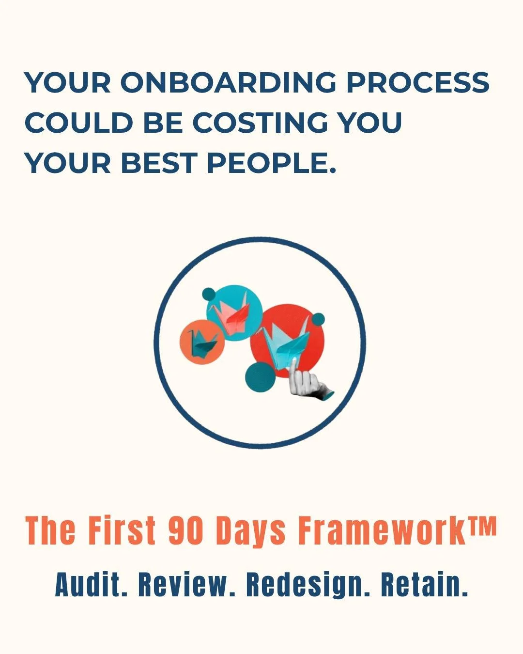 🚀 Introducing The First 90 Days Framework&trade;

How many hours do organisations spend recruiting great people?

Now here's the bigger question...What happens once they arrive?

Too often, onboarding is treated as a checklist:
✔ Contract signed
✔ L