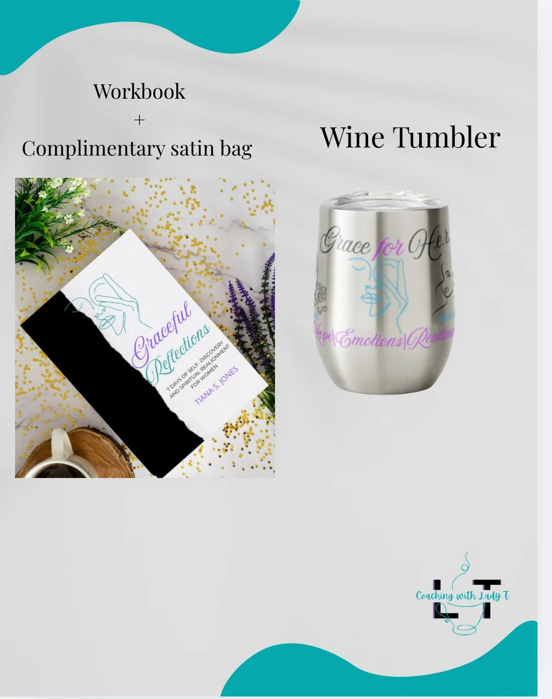 Grace for H.E.R. Bundle    Workbook + Wine Tumbler              Grace doesn’t just forgive your past; it forms your future.