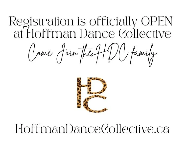 Registration is officially OPEN at Hoffman Dance Collective 🤍

We are so excited to welcome dancers of all ages and experience levels into our programs this season!

✔️ Recreational
✔️ Pre-Competitive
✔️ Competitive
✔️ Summer Camps
✔️ Mini Sessions
