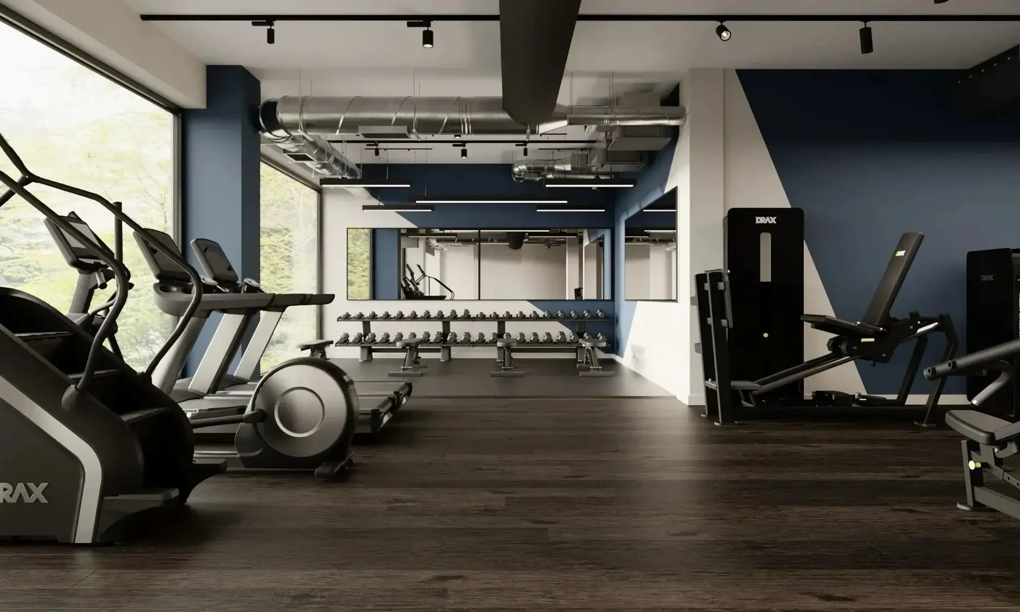 Cardio space at FS Woking gym