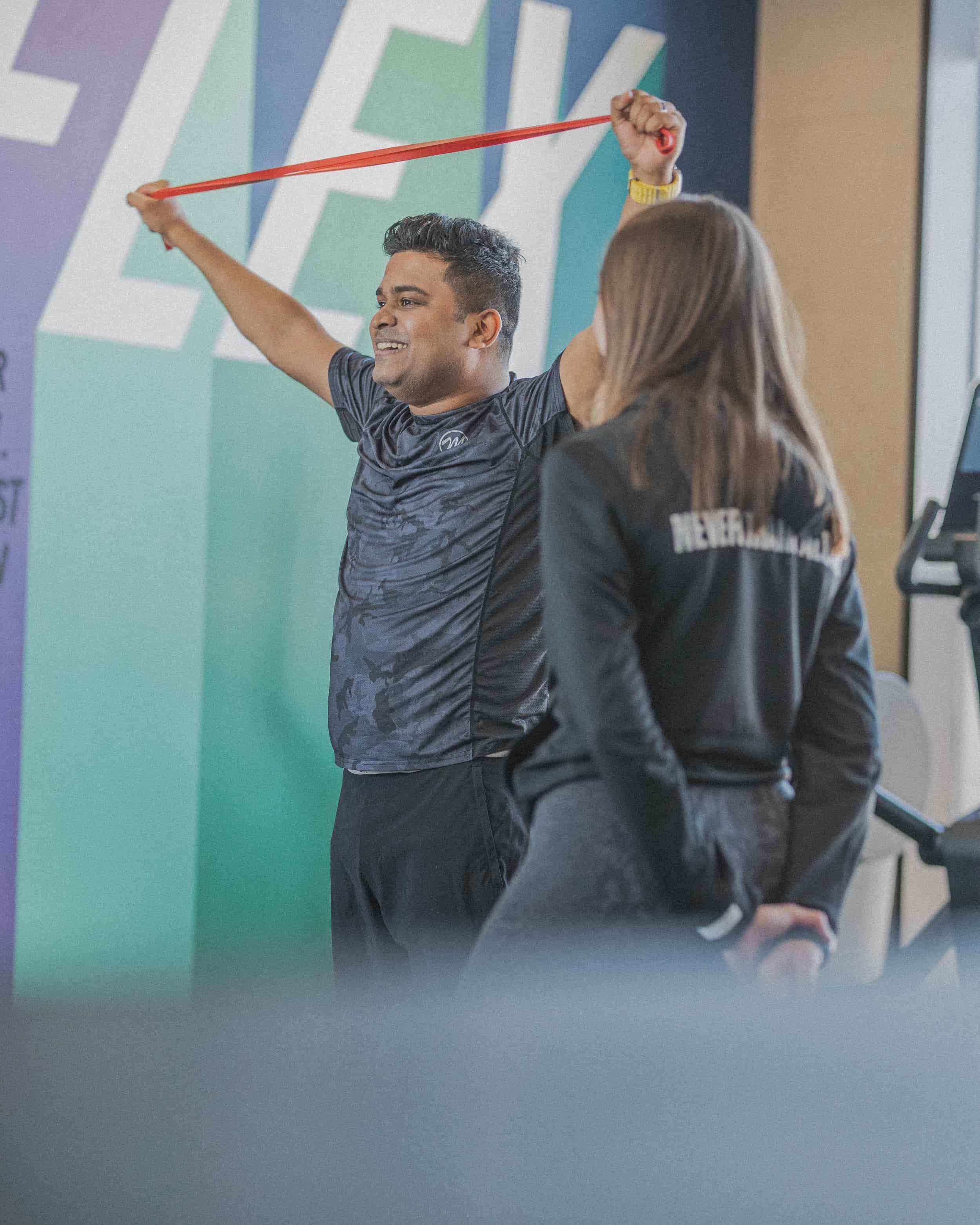 fitness development with personal trainers