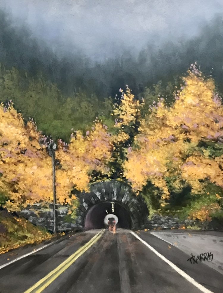 Autumn Drive 9x12 Sold
