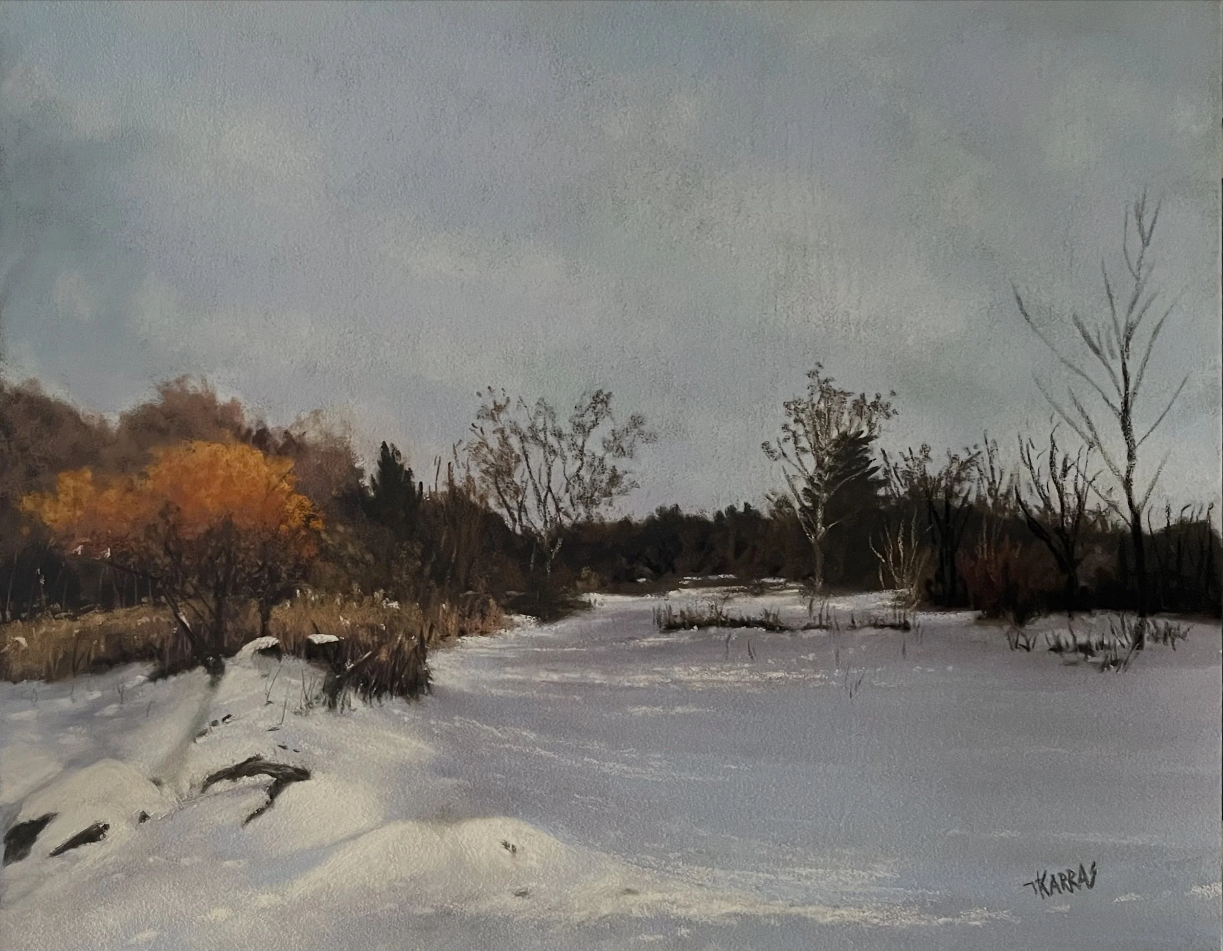 Winter Pasture 9x12 $350
