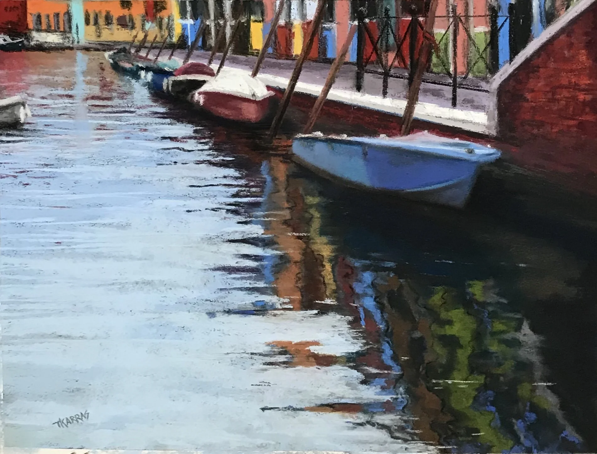 Waterway of Colors 9x12 $350