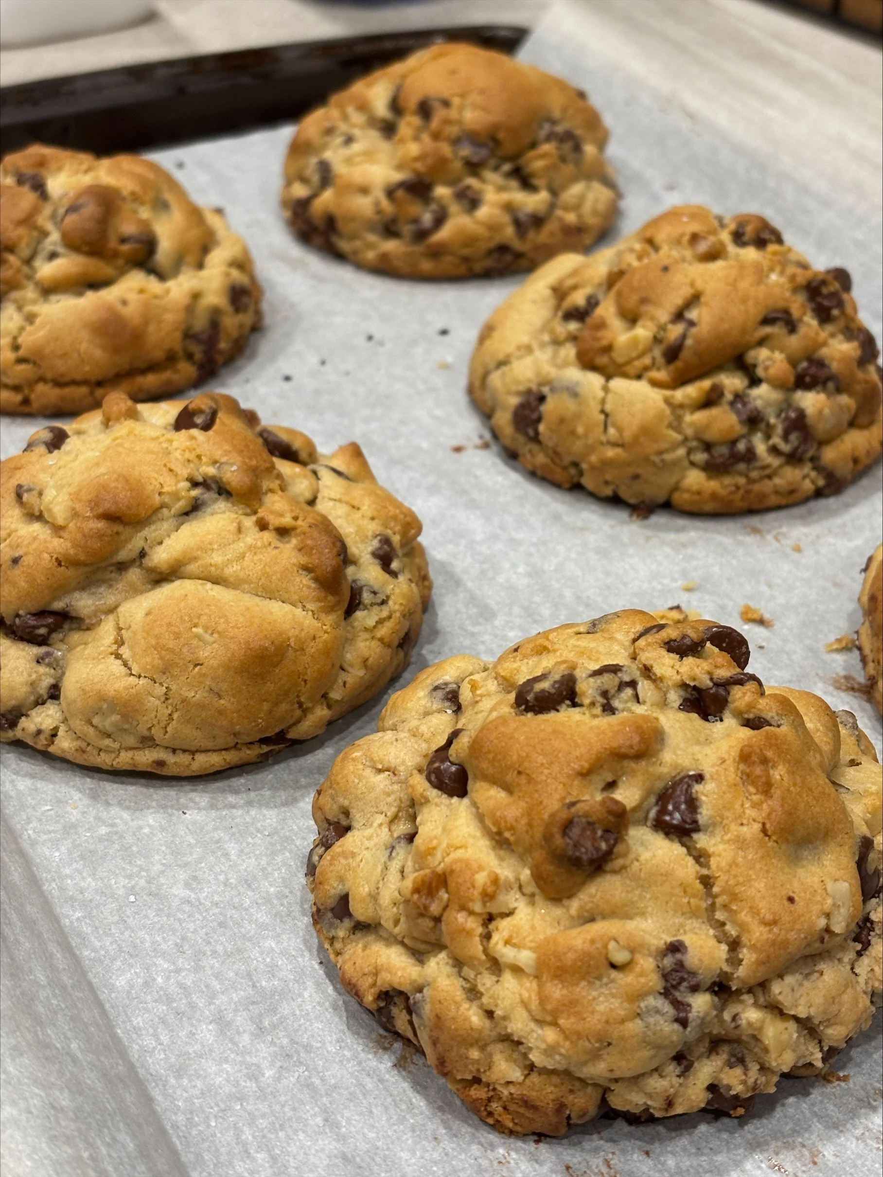 chocolate chip cookie on tray.jpeg