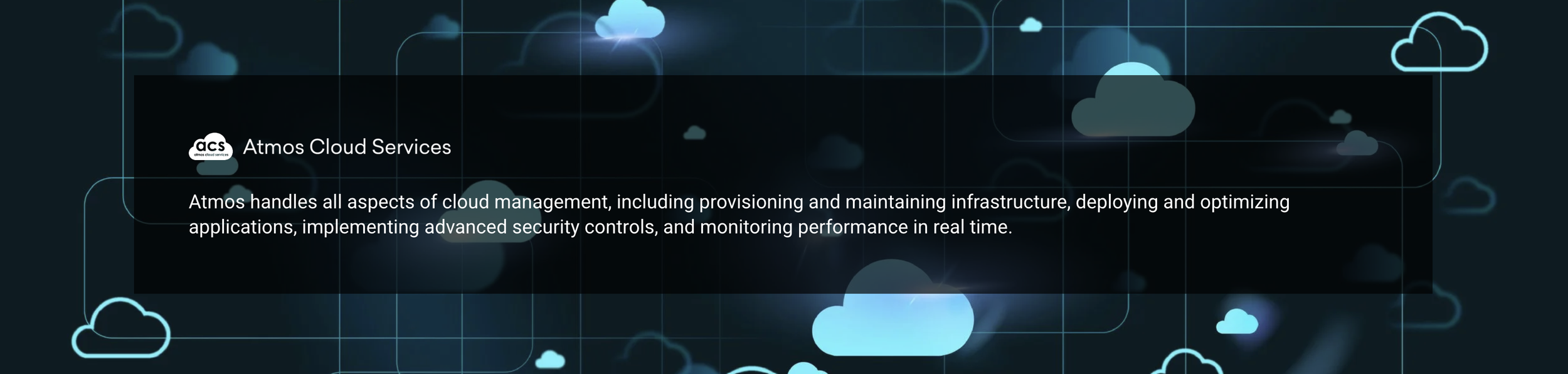 Atmos Cloud Services