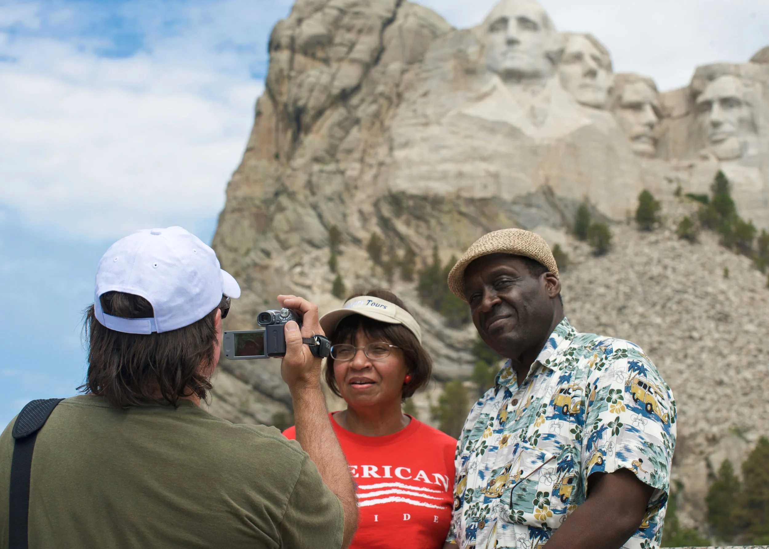 Mount Rushmore — Asking a simple question: “What does a more peaceful world look like for you?”