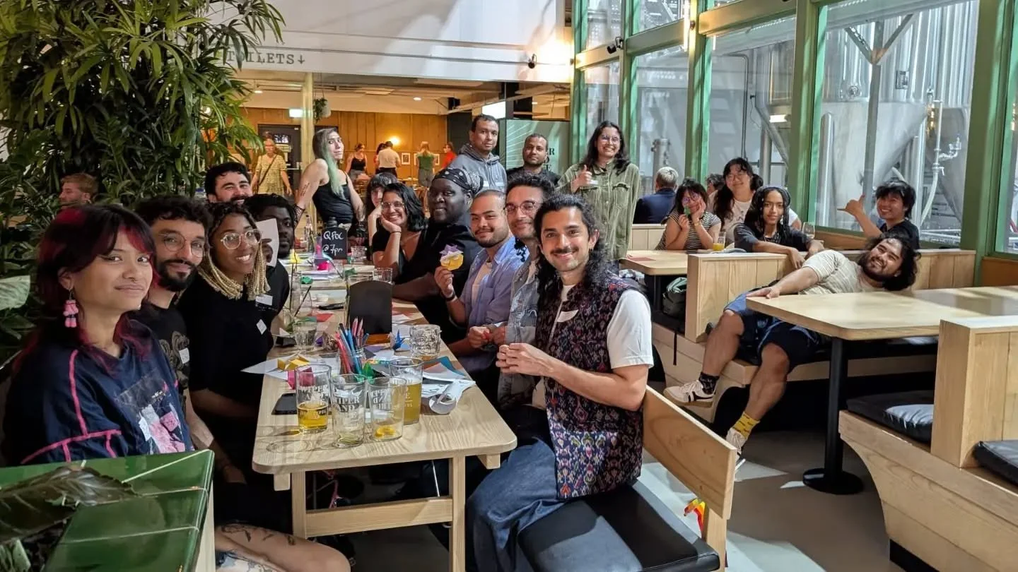 Pics from our QPOC social on 2nd September 2026! 🩵🩷🤍🩷🩵

There were so many of us!!! 😍 We all had a go with origami this month - check out the last photo for our paper creations! 🧑&zwj;🎨🎨

Thanks to @kaarokaaro &amp; @syirahlovesneko for co-f