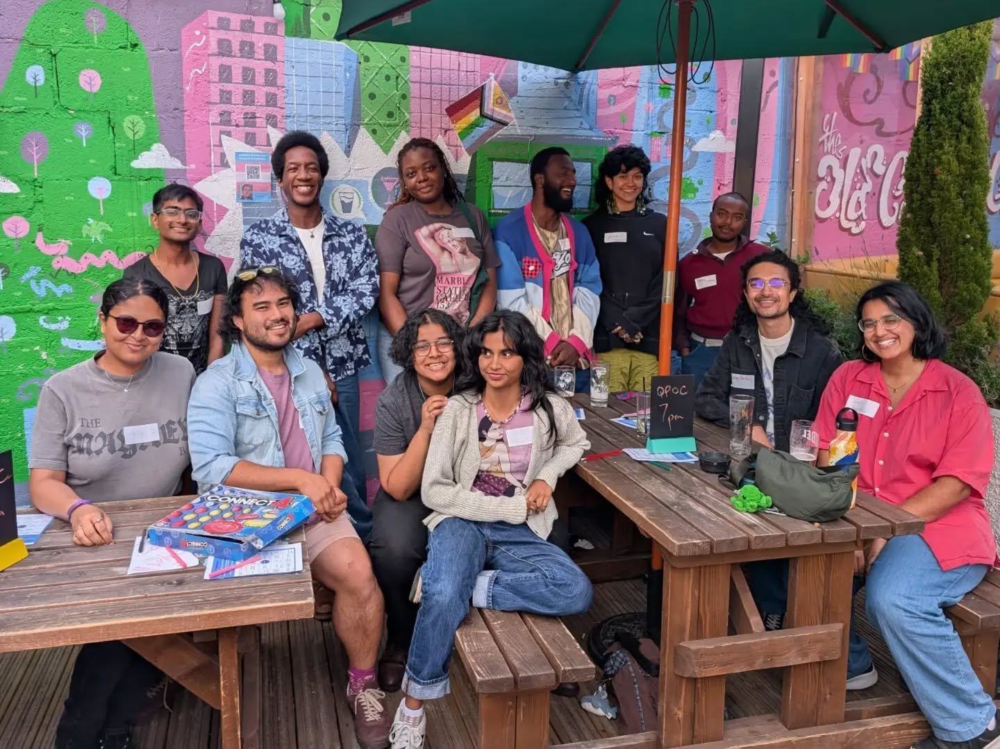 what a lovely and fun evening 💞 thank you all for coming and bringing your fabulous energy! we'd love to see you all again at our upcoming QPOC socials 🤎 

we'll be running a QPOC Creative Support Group this Saturday 4th July 2pm (there's only a fe