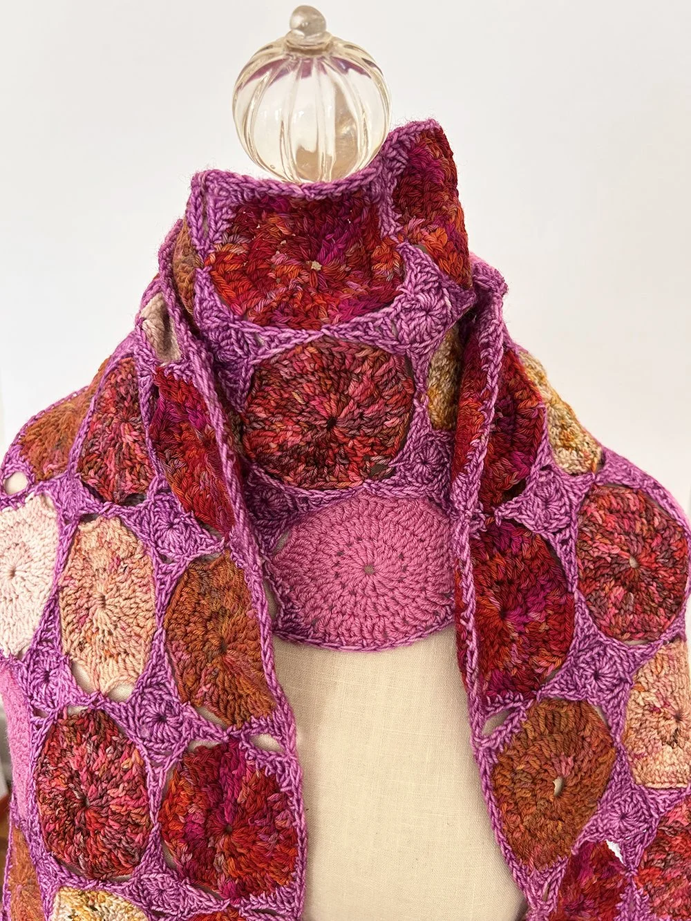 9 Magenta circles in the middle  scarf 1.jpeg