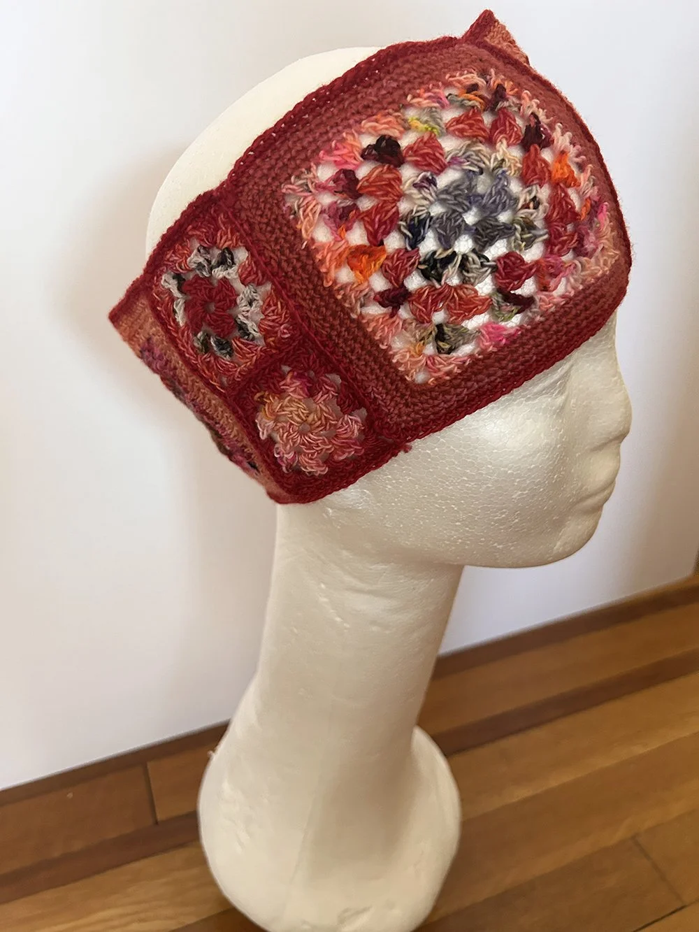 Red Lace Multi-Granny Square Headband1.jpeg